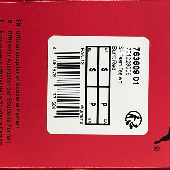 PUMA F1 Ferrari Official Team Shirt - Picture 3 of 3